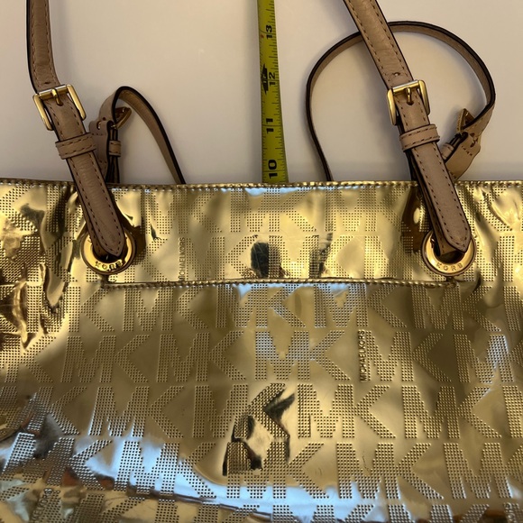 Gold Michael Kors Tote Bag - Picture 6 of 7